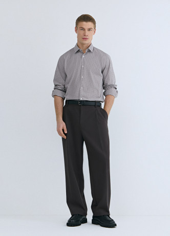 Рубашка в клетку виши