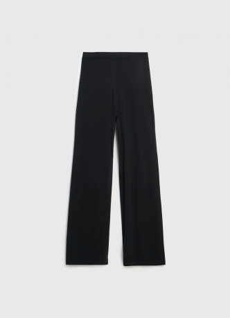 Широкие вязаные брюки