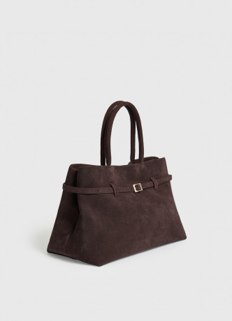 Сумка из натуральной замши