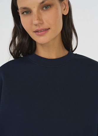 Свитшот с имитацией рубашки