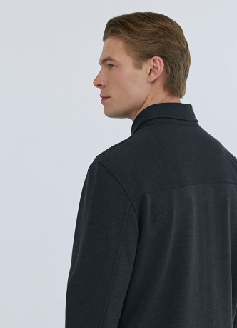 Рубашка из плотного трикотажа