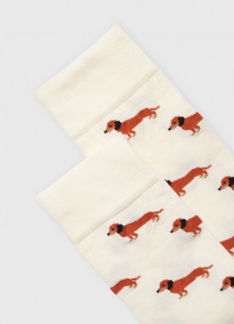 Носки с жаккардовым рисунком