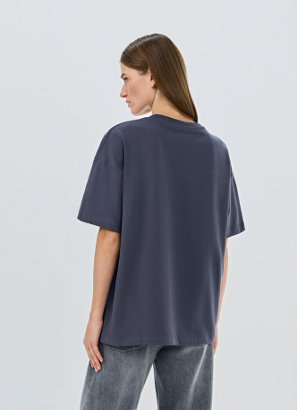 Футболка оверсайз с принтом