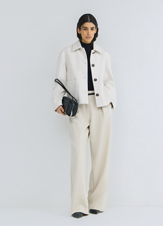 Куртка из пальтовой ткани