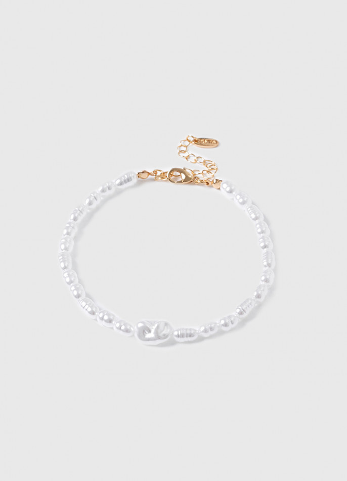 Браслет на ногу из искусственного жемчуга