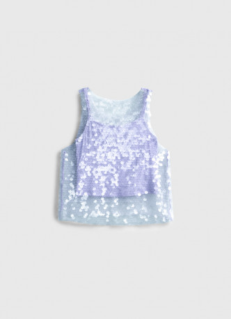 Топ с пайетками для девочек