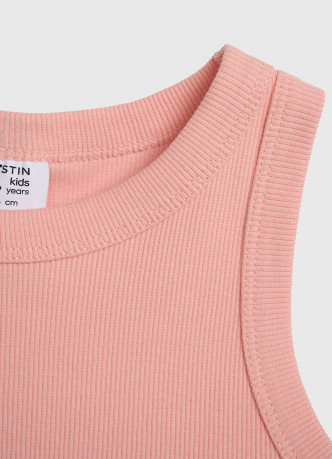 Майка в рубчик для девочек