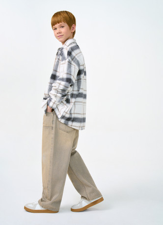 Рубашка в клетку для мальчиков