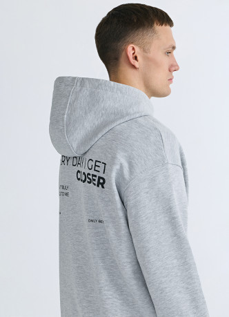 Худи с текстовым принтом