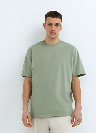 Базовая футболка с необработанным краем