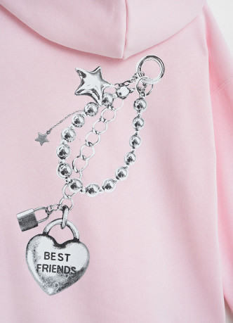 Худи с принтом для девочек