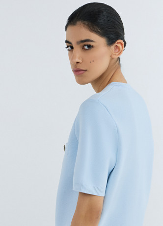 Кардиган с коротким рукавом