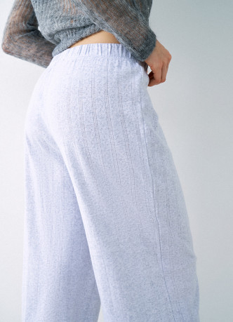 Пижамные брюки из ажурного трикотажа