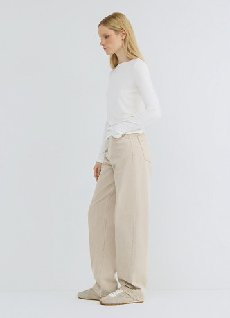 Джинсы Barrel с высокой посадкой