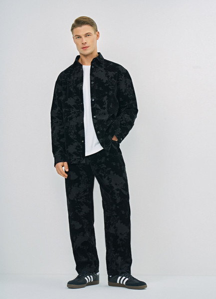 

Свободные джинсы Relaxed, Черный