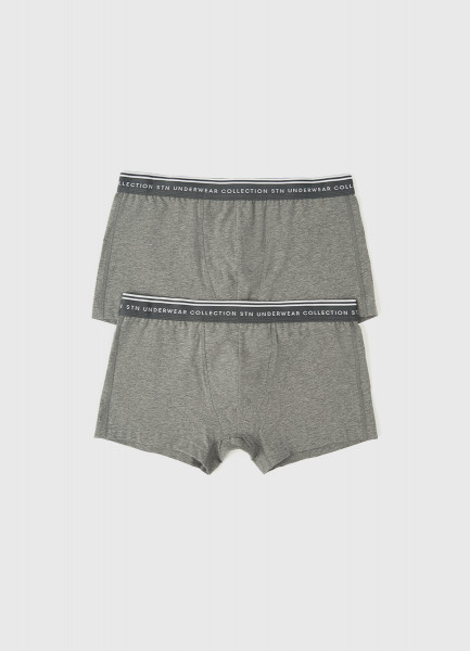 

Трусы-транки с низкой посадкой, 2 шт., Серый