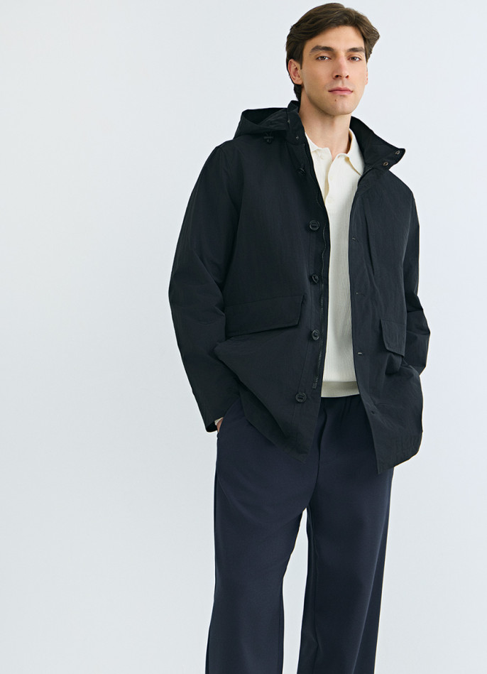 Куртка со съёмным капюшоном