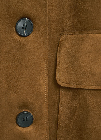 Куртка из искусственной замши