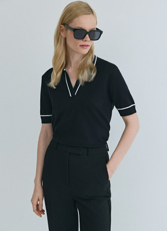 Джемпер с коротким рукавом