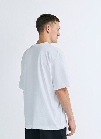 Футболка свободного кроя с принтом