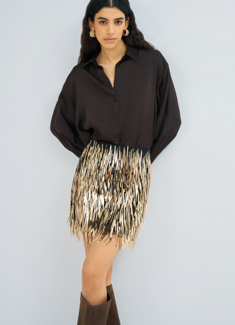 Сатиновая блузка