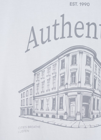 Футболка из хлопка с принтом