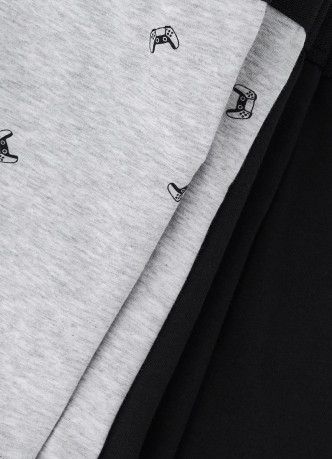 Трусы-боксеры с принтом для мальчиков, 2 шт.