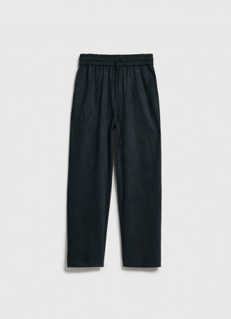 Брюки Baggy из искусственной замши