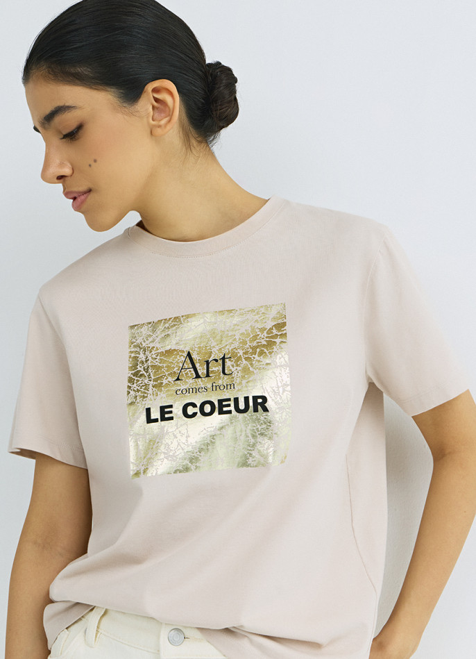 Футболка с принтом