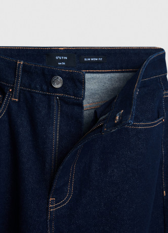 Джинсы Mom с высокой посадкой