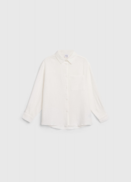 

Рубашка из муслина для девочек, Белый