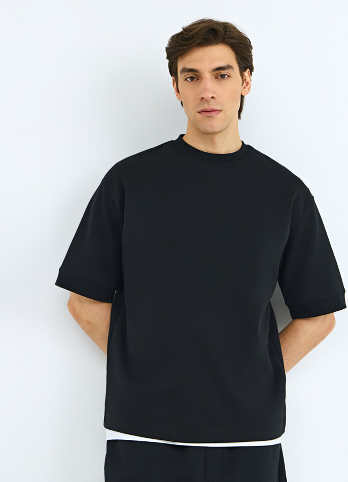 Футболка из плотного хлопка