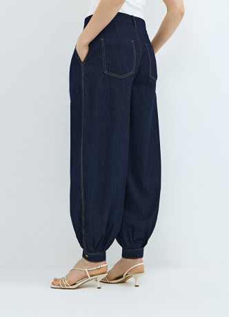 Джинсы алладины на высокой посадке