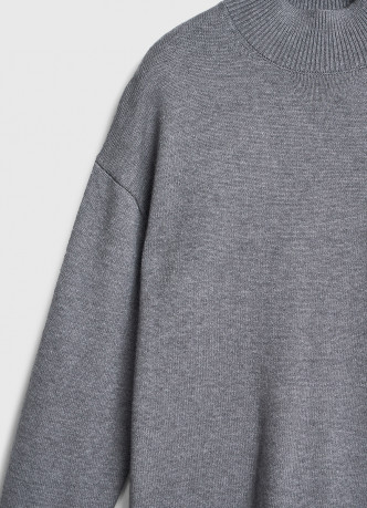 Джемпер с воротником-стойкой