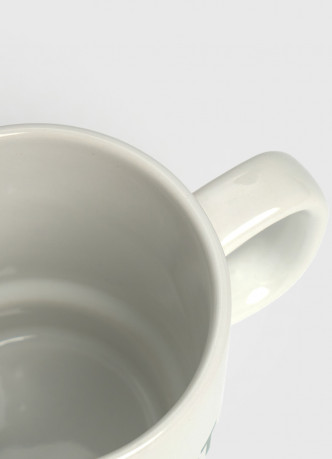 Кружка с надписью в картонной упаковке