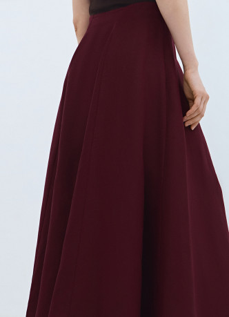 Юбка миди А-силуэта