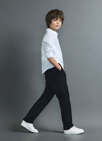 Брюки из твила для мальчиков