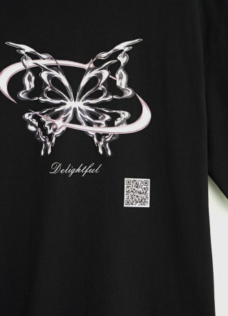 Футболка с AR-принтом для девочек