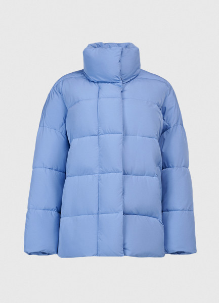 Объёмная куртка с воротником-стойкой, Голубой O`Stin LJ664BO02-62 - фото 8