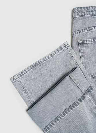 Широкие джинсы с высокой посадкой