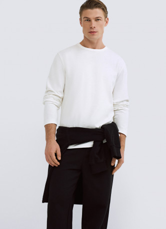 Лонгслив из хлопка