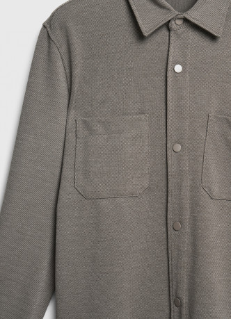 Рубашка из плотного трикотажа