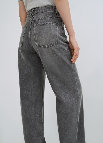 Широкие джинсы Wide leg с высокой посадкой