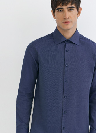 Рубашка из структурной ткани