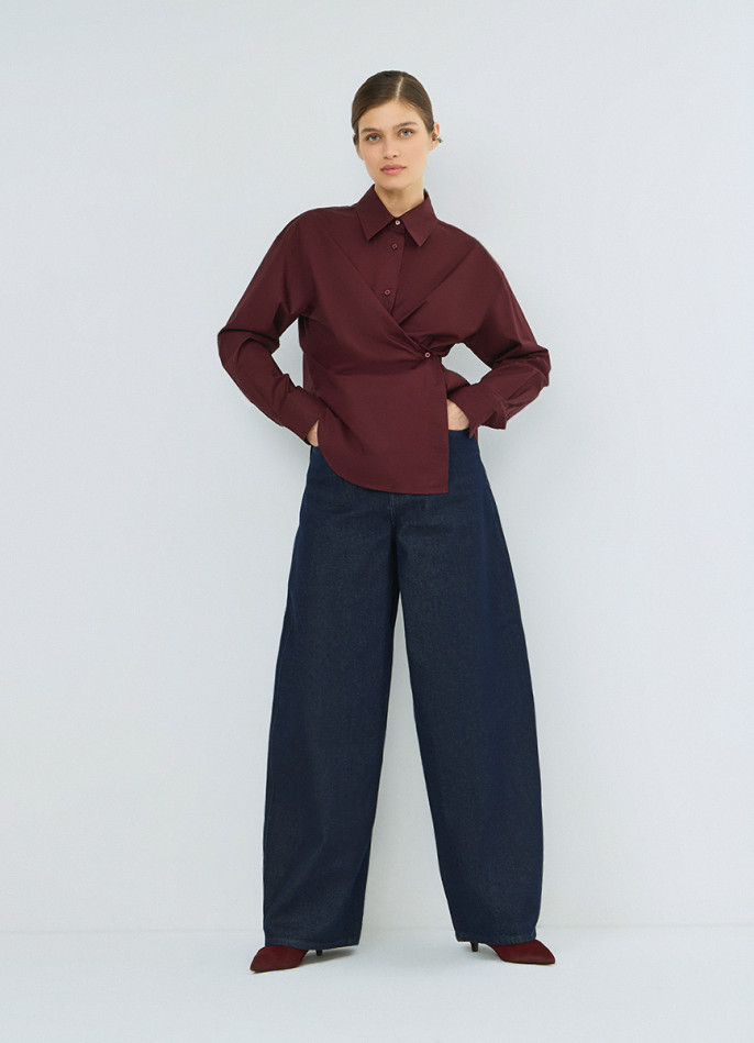 Джинсы Barrel fit