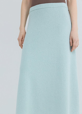 Вязаная юбка А-силуэта