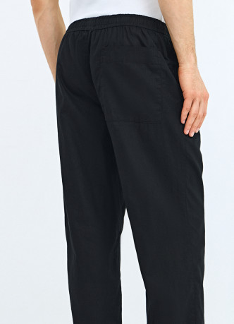 Брюки изо льна и хлопка