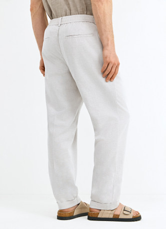 Брюки из текстурной ткани