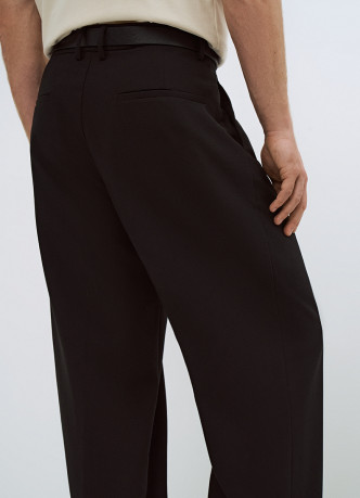 Широкие брюки с ремнём