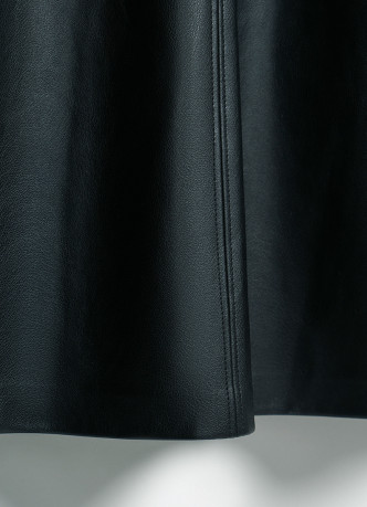 Платье-бюстье из искусственной кожи